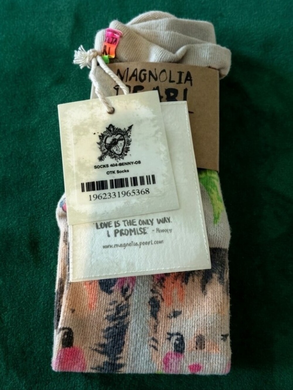 Magnolia Pearl OtK RARE LIMITED EDITION Benny Socks NWT - Picture 3 of 3